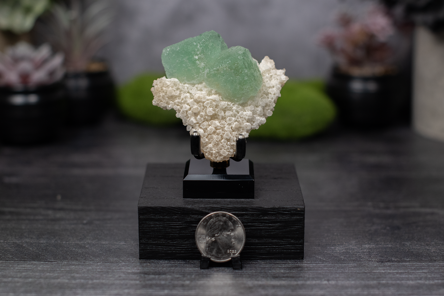 Zhejiang Fluorite on Quartz
