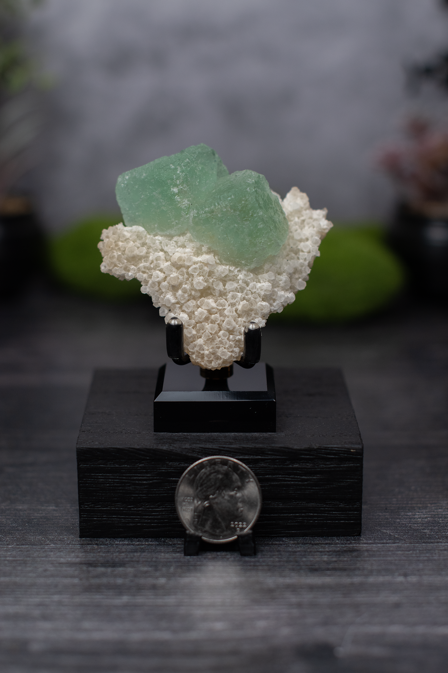 Zhejiang Fluorite on Quartz