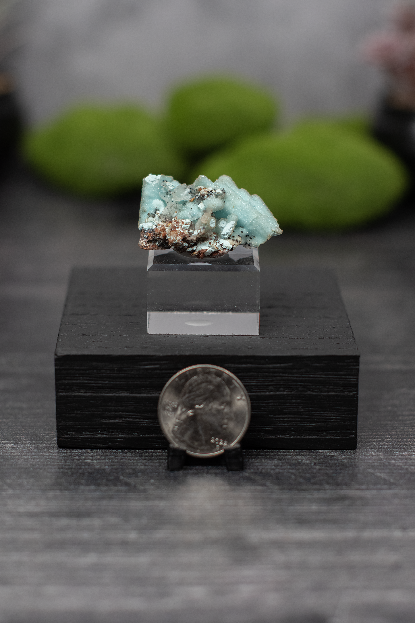 Tenke Mine Quartz aft. Chrysocolla aft. Malachite aft. Gypsum