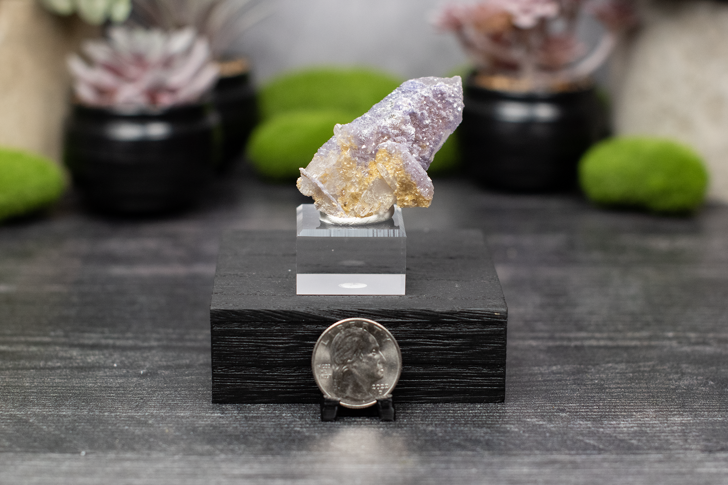 YGX Mine Fluorite & Siderite on Quartz