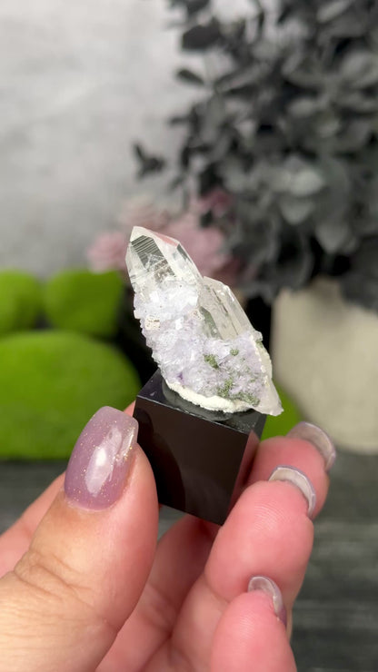 YGX Mine Fluorite on Quartz